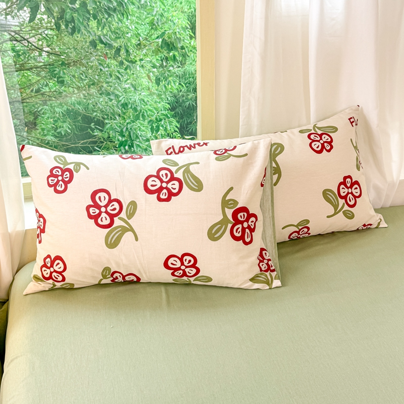 全棉枕套一对装纯棉枕套48x74cm