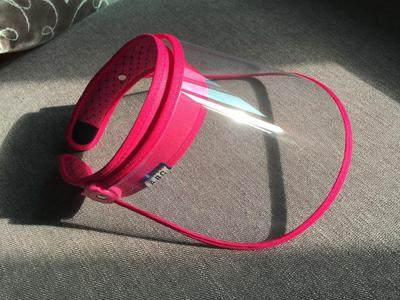 透明面罩太阳帽雨帽塑料辐射新款遮阳帽面罩户外电动车透明便捷式|msdalam kategori Aksesori/Belt kulit/Hat/Muffler, Hat - dari Buy2taobao.com untuk memberikan perkhidmatan ejen Taobao profesional membeli