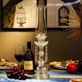 欧式 饰摆件浪漫家居 水晶烛台浪漫烛光晚餐道具摆件酒店餐桌烛台装