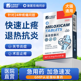 宠物猫咪狗狗关节消炎止疼片猫术后骨折腿瘸疼痛片猫咪绝育药腿瘸
