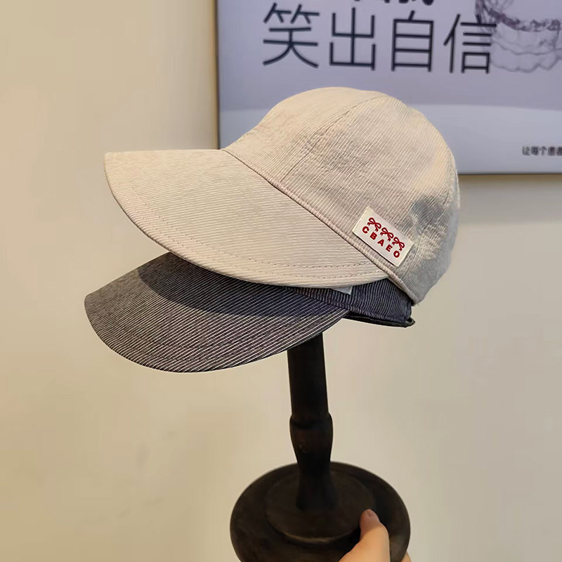 日系复古大檐软顶鸭舌帽出游百搭