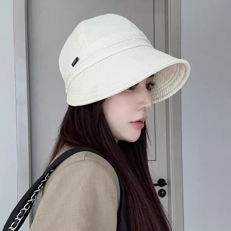 显脸小逛街休闲鸭舌渔夫帽