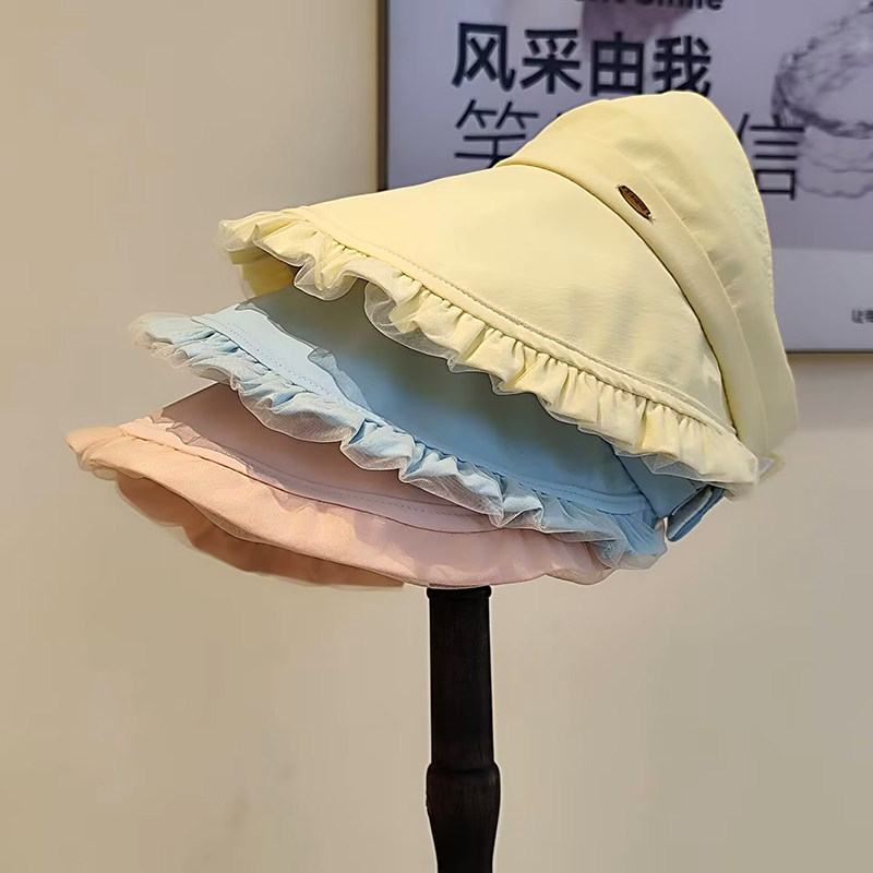 少女风拍照甜美百搭空顶渔夫帽