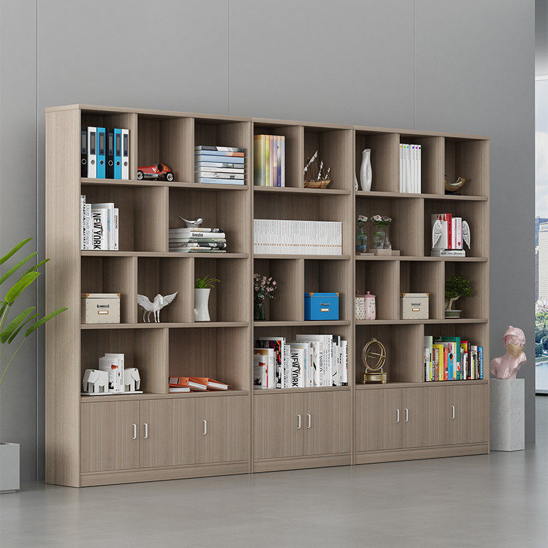 木质书柜书架落地自由组合简易书橱简约现代儿童储物柜学生置物架