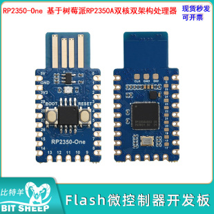 RP2350-OneFlash微控制器开发板基于树莓派RP2350A双核架构处理器