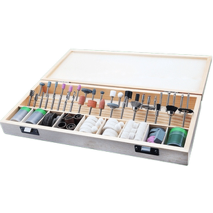 电磨配件diy制作模型切割打磨抛光文玩雕刻手工工具228套装配件包