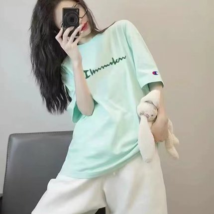 奥特莱斯运动套装女2025新款夏季纯棉短袖短裤显瘦学生休闲两件套