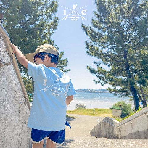 日本进口品牌IFC KIDS CROSS ROD TEE路亚儿童短袖衣服IFSS24-075