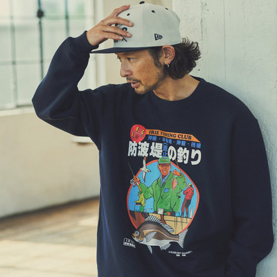 IFC OLDIES BUT GOODIES CREW潮服卫衣钓鱼服休闲保暖IFAW25-038