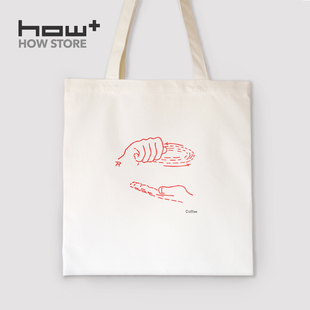 HOWstore Antibiotico Design印第安手语文艺购物袋环保袋