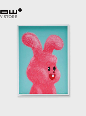 HOWstore KenLee乔乔兔可爱版画儿童房客厅玄关艺术装饰画
