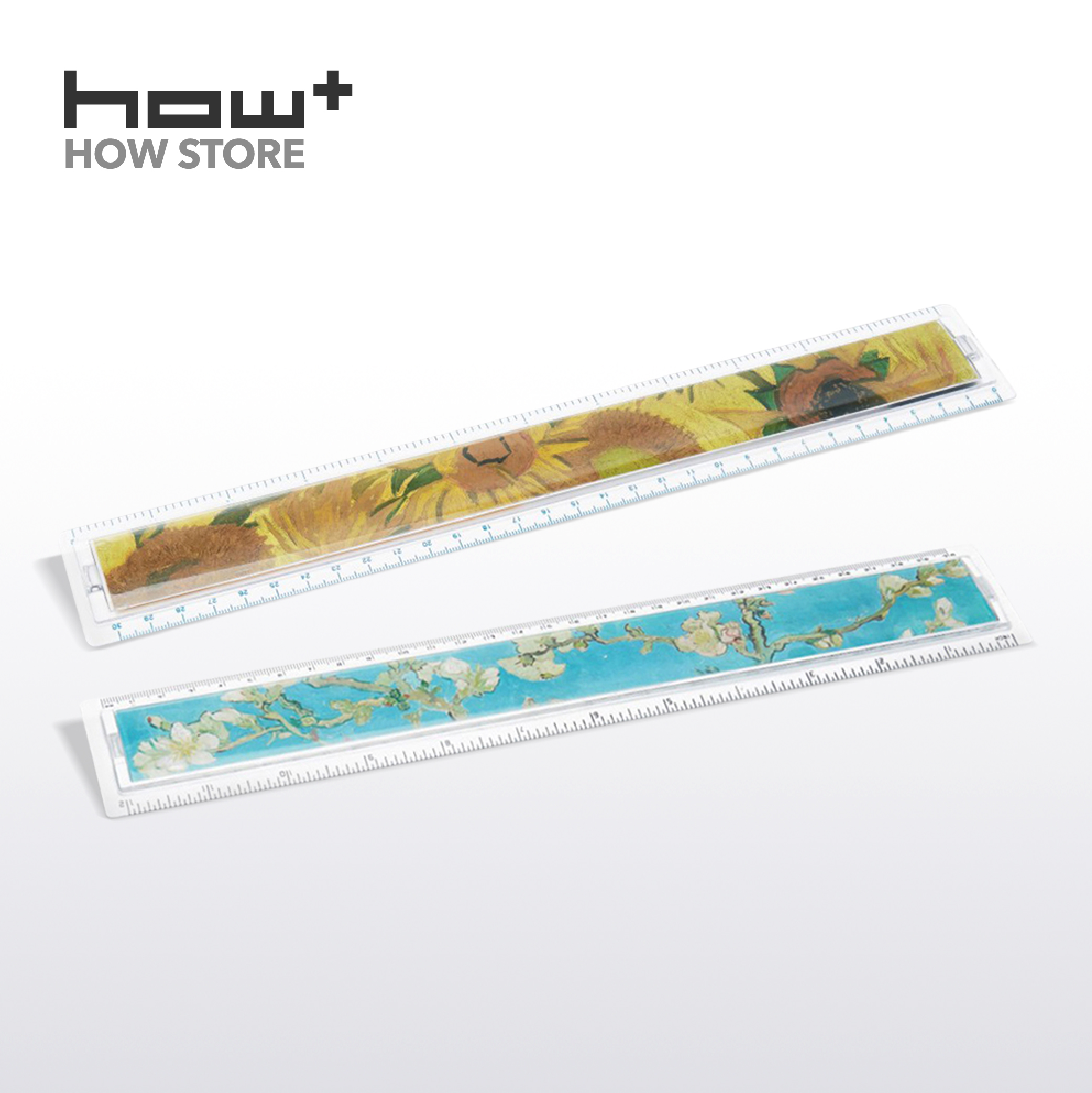 梵高博物馆刻度尺学生文具创意