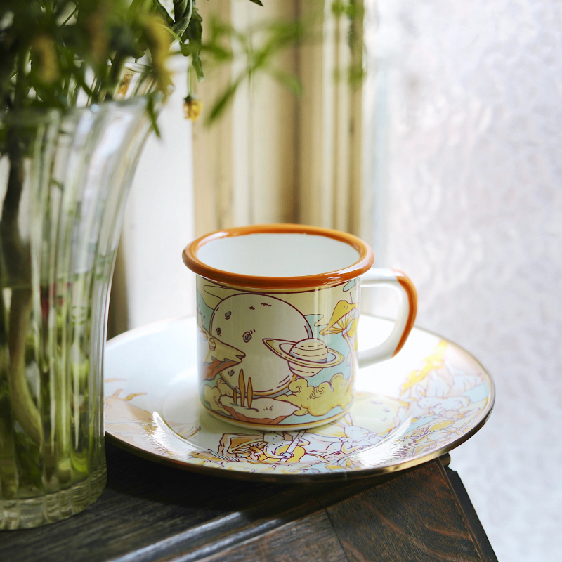 玖申联名生活博主山月兔兔水杯