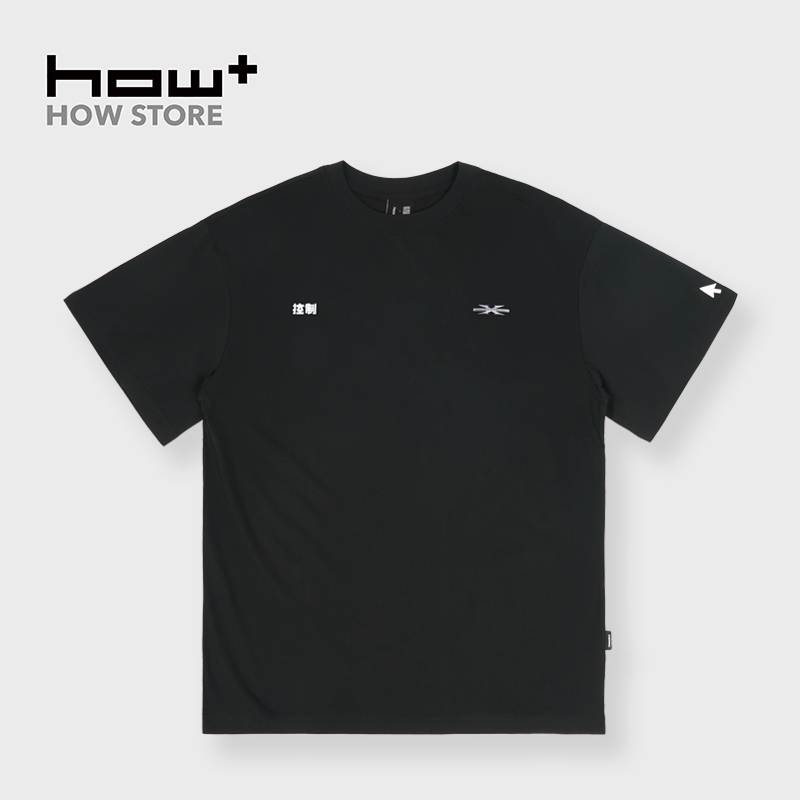 HOWstore FMACM×控制俱乐部23SS液态logo箭头短袖T恤宽松潮流