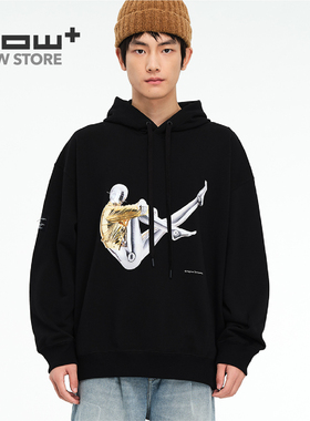 SORAYAMA x HOWstore x d other day..空山基坐姿机械姬潮流卫衣