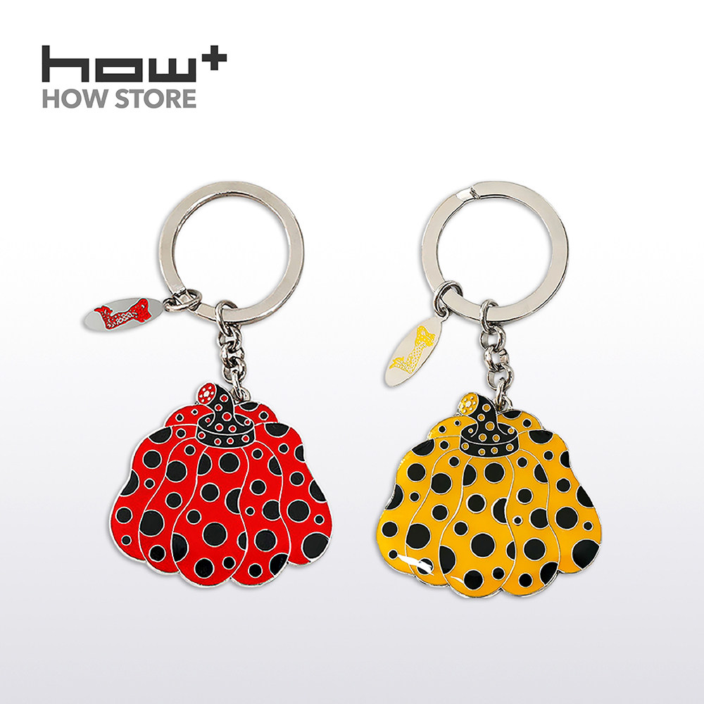 howstore草间弥生设计款钥匙扣