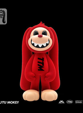 HOWstore TUTU MOKEY全球限量版收藏艺术潮玩手办雕像18cm植绒款