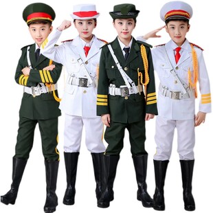 儿童升旗手服装升旗仪式服装中小学生鼓号队少儿升旗服装套装