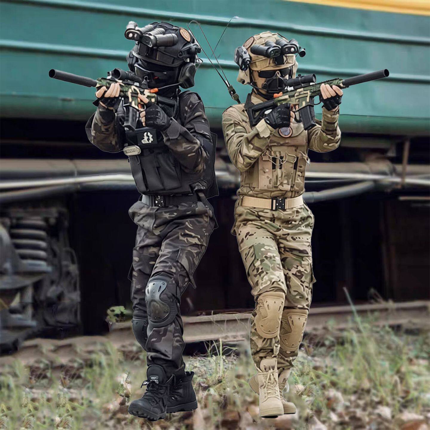 迷彩服套装儿童特种兵战术装备套装春秋款迷彩服男高端夏令营服装