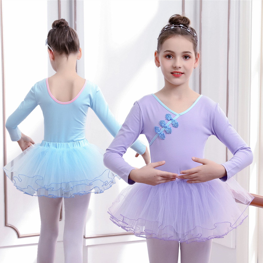 女童中国舞练功服秋冬舞蹈服