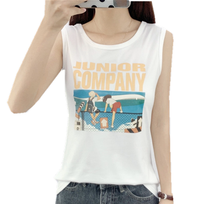 外穿小吊带背心无袖t恤女外搭打底内搭韩版宽松百搭mschf夏上衣潮