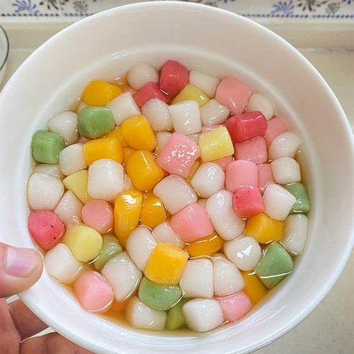 商用芋圆彩色阿达子q果冰汤圆