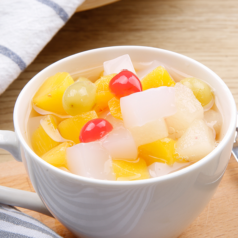 天火乐糖水什锦罐头6罐每罐425克新鲜水果罐头杂果罐头多省包邮