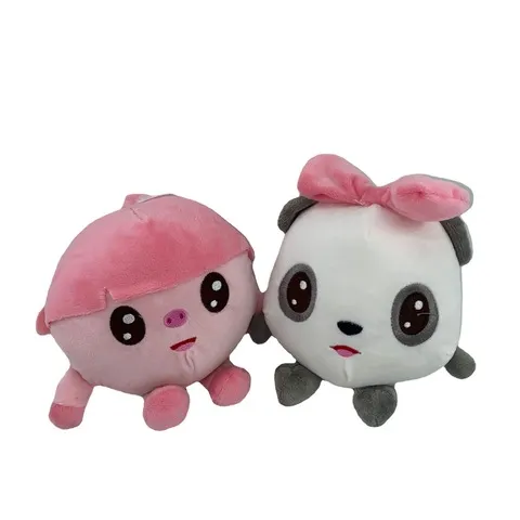 宝宝公仔密码博士儿童毛绒玩具抓机娃娃开心球动画片瑞奇俄罗斯