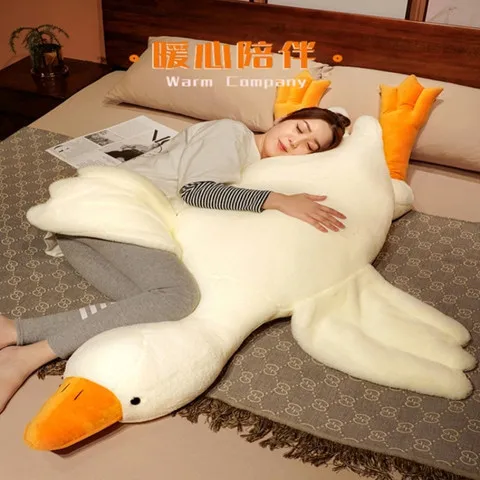 抱枕布娃娃活动大白鹅毛绒玩具网红大号同款白鹅儿童礼品玩偶