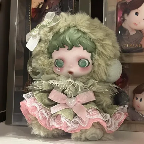 园织衣光清池labubu毛绒玩偶沐木娃衣挂件乐章衣服冬日搪胶公仔sp