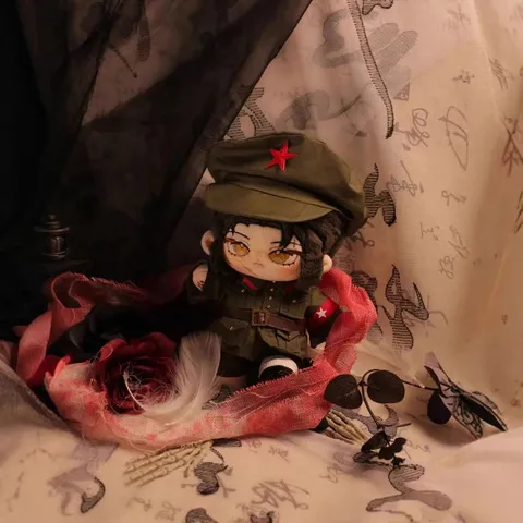 礼物王耀送属性棉花娃娃黑塔利亚帅气动漫周边aph可爱战损20cm