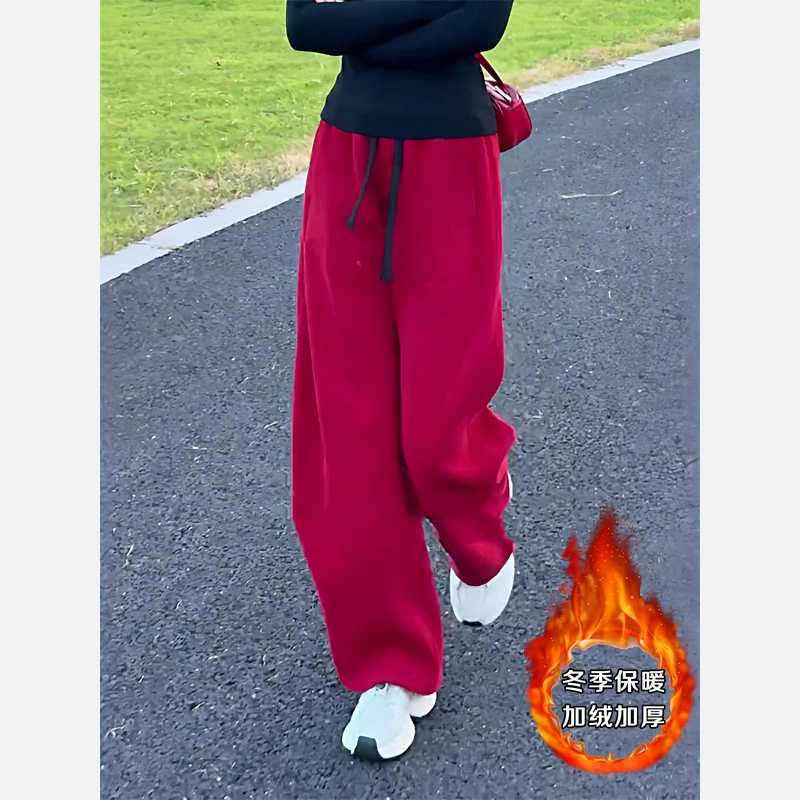 现货秒发，韩版抽绳休闲卫裤女