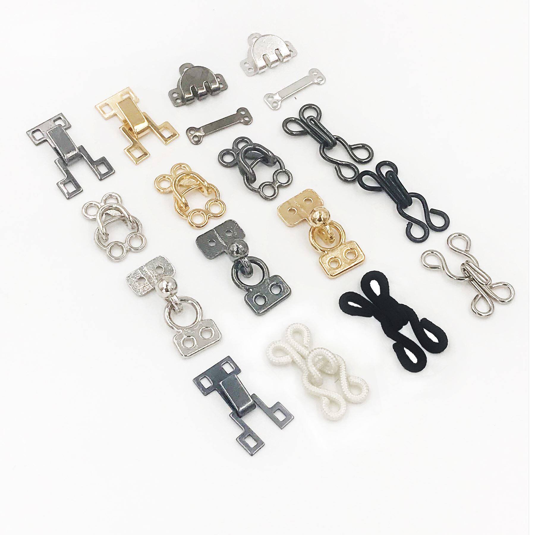 裤钩高档风纪扣大衣挂钩扣毛衣衣服勾扣暗扣皮草隐形搭扣西装裤勾