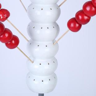 木质冰糖葫芦把子糖果插架展示架棉花糖靶子架子摆台糖画摆摊工具