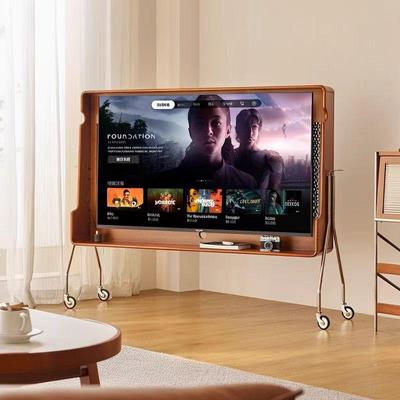 可移动电视机支架复古小
