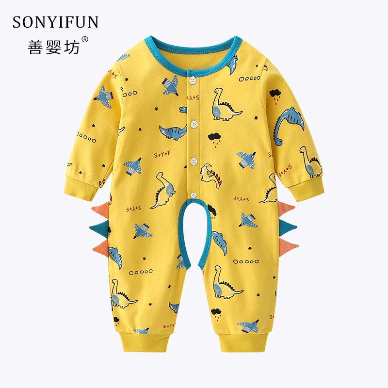 婴儿衣服春秋装开档纯棉薄款新生儿可爱超萌洋气哈衣宝宝外出爬服,童装/婴儿装/亲子装,连身衣/爬服/哈衣,淘宝优惠券,粉丝福利购,淘宝优惠卷