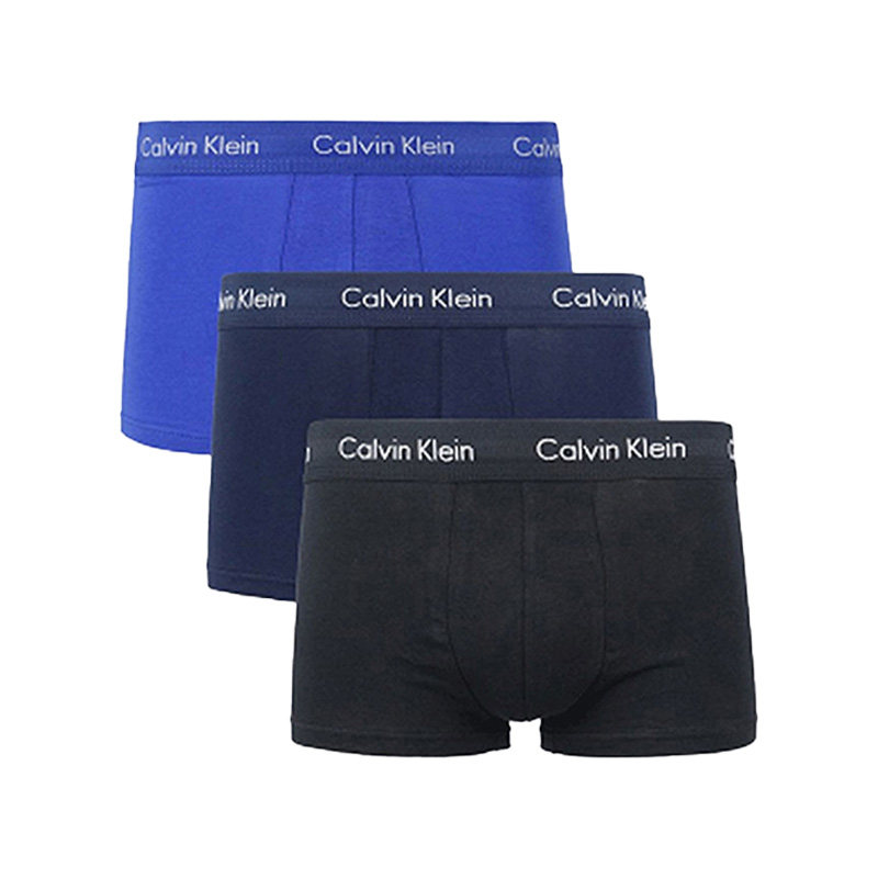 Calvin Klein/卡尔文克雷恩男混色平角内裤三条装NU2664