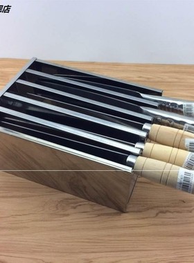 饭店不锈钢厨房多格酒店刀架家用盒带厨房刀座刀盒刀箱大菜刀架子