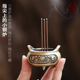 纯铜香炉供奉上香小香炉迷你家用线香香插香座财神室内檀香香薰炉