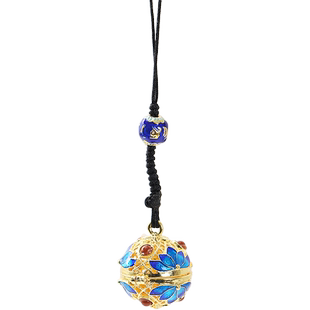 随身珐琅香囊球香丸吊坠手链留香古法沉香檀香镂空香薰球挂饰配饰
