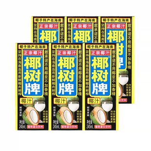 椰树椰汁245ml*24海南特产椰汁植物椰奶饮料椰香浓郁