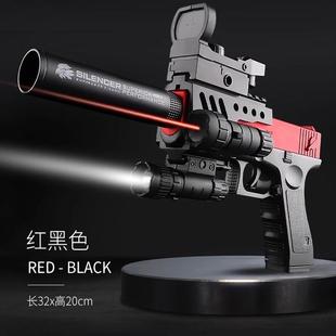 格洛克半自动连发合金金属 洛洛克g17手枪 g18玩具枪抛壳软弹手抢