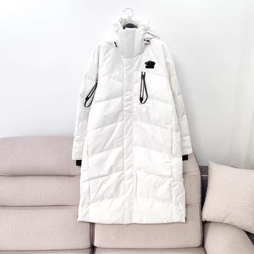加厚保暖长款羽绒服白鸭绒外套