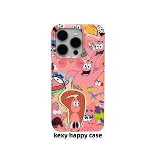 可爱派大星适用苹果17promax华为mate70Pro手机壳iPhone16新款小米15红米k80硬壳OPPOReno14爆款菲林软壳