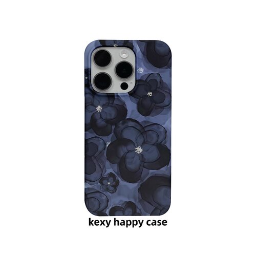 暗夜花朵适用iPhone17promax手机壳华为mate80苹果16新款小米15红米k80硬壳OPPOReno15爆款艺术菲林全包软壳