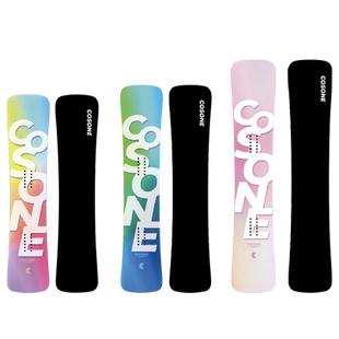 COSONE儿童滑雪板刻滑锤头板单板竞速滑雪板男孩女孩比赛雪板