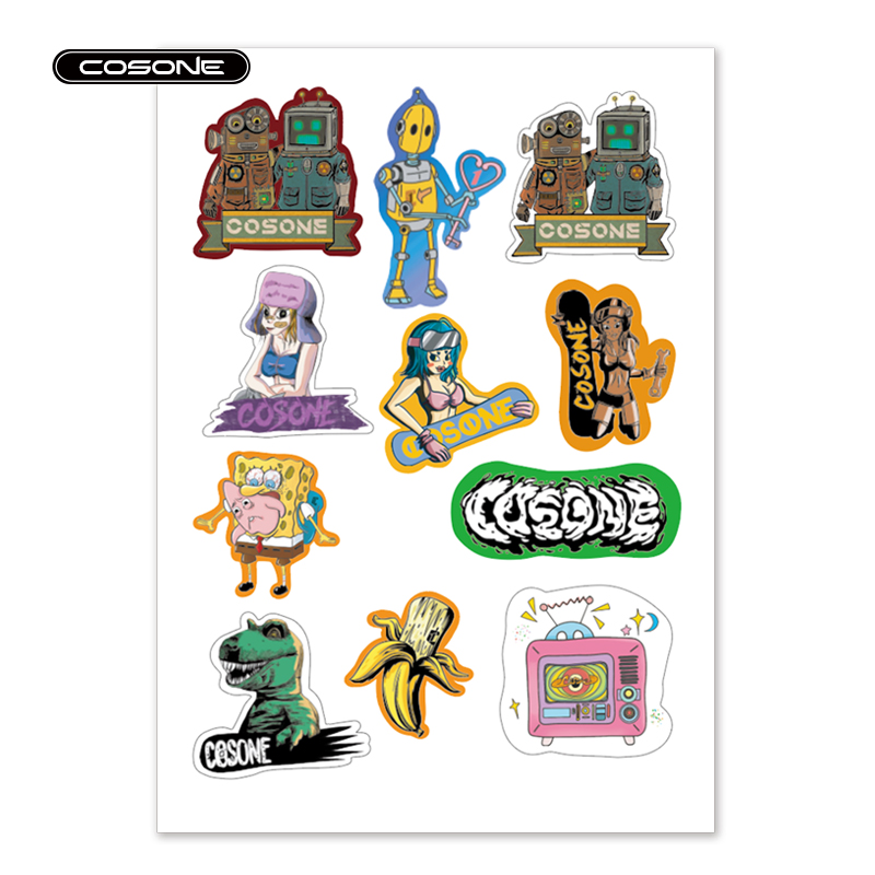 滑雪贴纸COSONE单双板贴纸