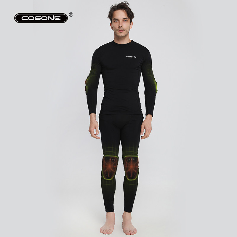 COSONE新款滑雪压缩衣护甲护具上衣裤子成人男女内穿滑雪专业护具