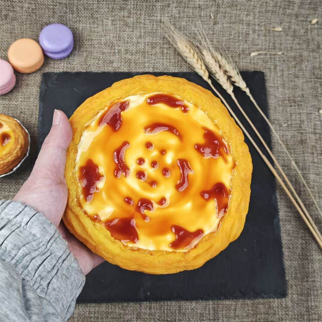 仿真葡式蛋挞模型摆件
