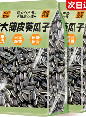 内蒙古葵花籽原味瓜子当季2025新货大颗粒炒熟货零食追剧解馋批发